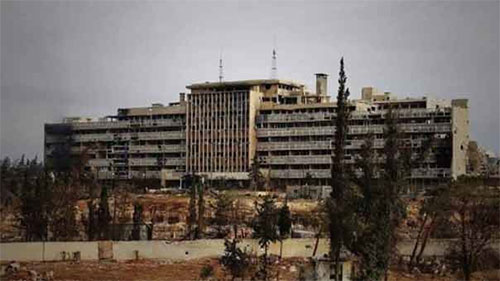 el antiguo hospital Kindi El Ejército sirio avanza en el sector este de Alepo